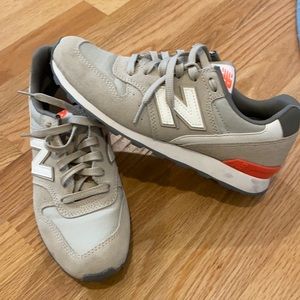 New Balance Pink, Tan and Grey Sneakers- Size 7